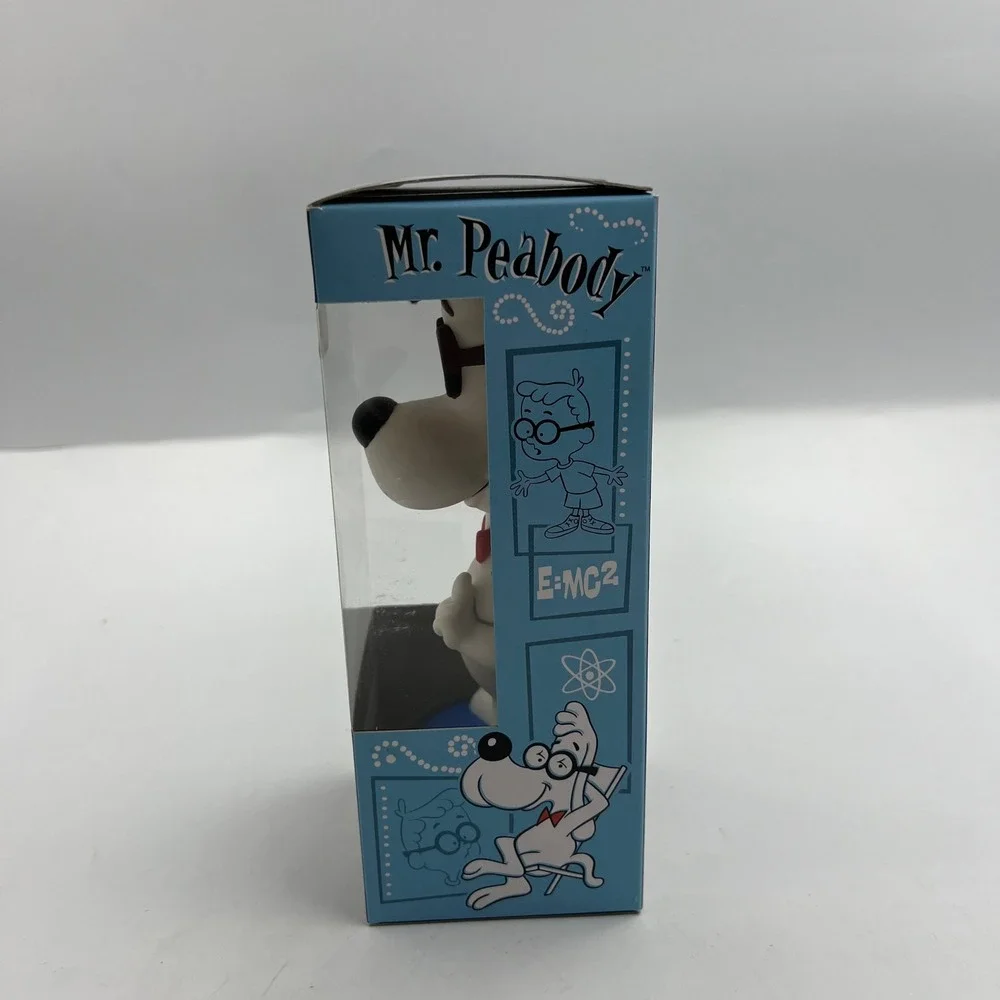Funko Wacky Wobbler Mr Peabody & Sherman Bobblehead Lot Vintage Rocky Bullwinkle